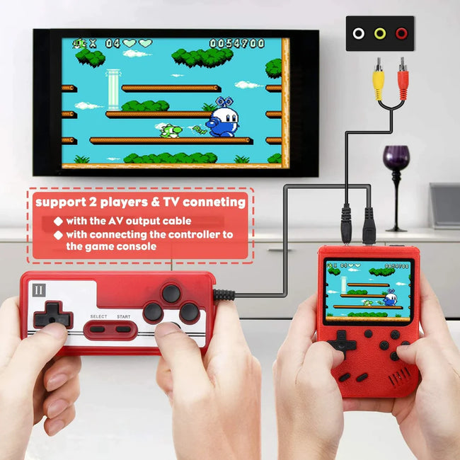 Box Like Console SUP Retro Game Box Console Handheld Dual Controller 400 In 1 Games ...