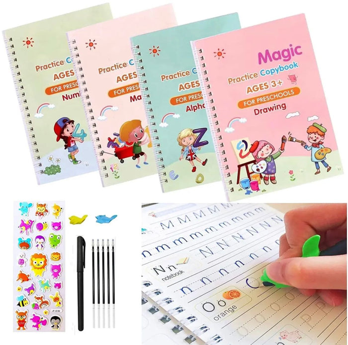 SANK MAGIC PRACTICE CHILDREN'S REUSEABLE BOOKS